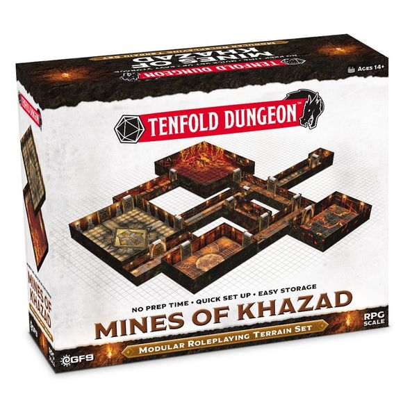 Tenfold Dungeon: Mines of KhazadModular Roleplaying Terrain